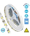 GLOBOSTAR® ZIGZAG 70040 Ταινία LED 6W-m 660lm-m 120° DC 12V IP20 60 x SMD2835 Chip-m Ψυχρό Λευκό 6000K Dimmable - Sanan SMD Chip - Μ500 x Π0.6 x Υ0.1cm - Ρολό 5 Μέτρων - 5 Χρόνια Εγγύηση